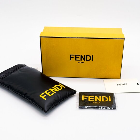 NEW FENDI FE40068U 30S SUNGLASSES WOMEN GOLD VIOLET CAT EYE EYEWEAR FENDI - Picture 16 of 16